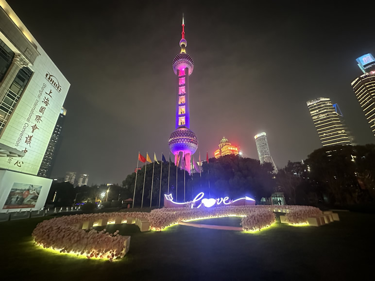上海国际会议中心室外灯光亮化工程